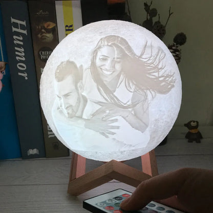 Luna Lámpara Led Personalizada