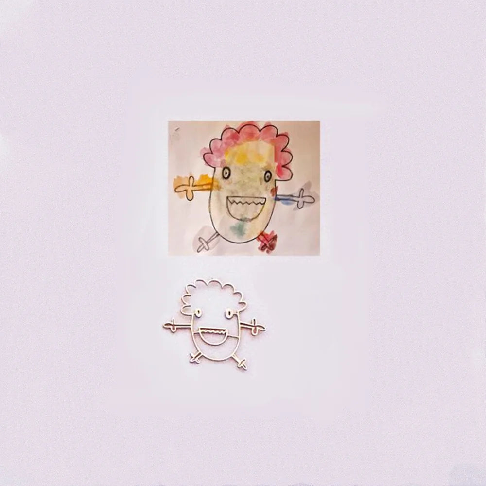 Llavero de Dibujos de Niño Personalizado