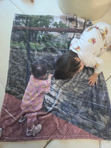 Couverture en peluche personnalisée