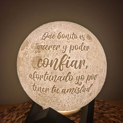 Luna Lámpara Led Personalizada