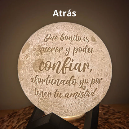 Luna Lámpara Led Personalizada