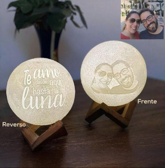 Luna Lámpara Led Personalizada